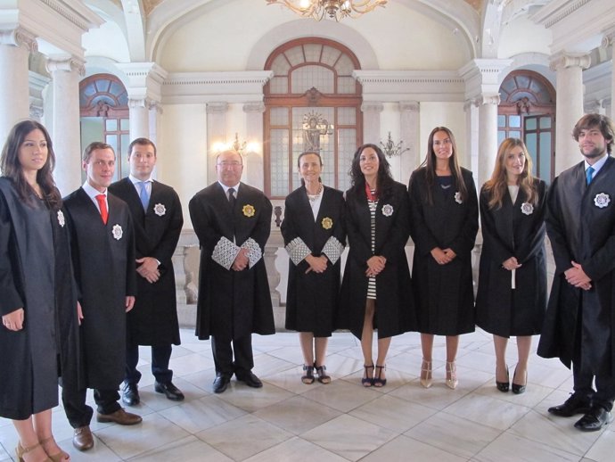 Los siete jueces que se incorporan a la Comunitat Valenciana juran su cargo 