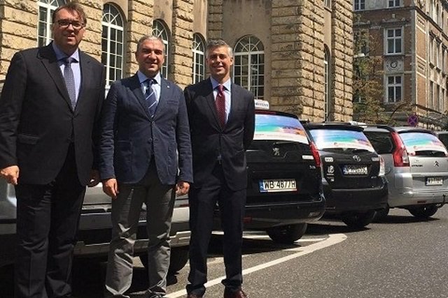 Bendodo en Polonia, accion promocional