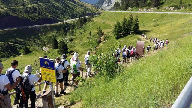 Tramo del Camino de Santiago.