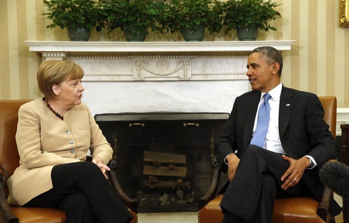 Merkel y Obama