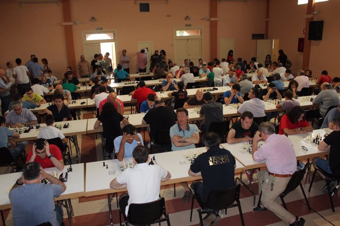Participantes en el Torneo de Ajedrez de Alcubierre 