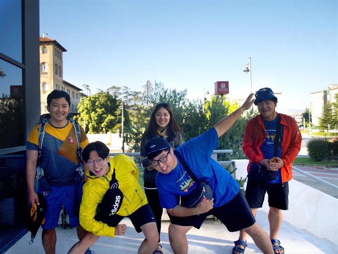 Los peregrinos de Corea del Sur