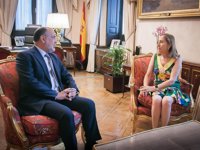 Ana Pastor recibe en el Congreso al presidente del Tribunal Constitucional