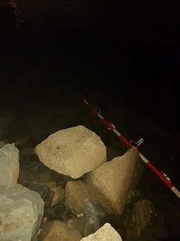 Imagen de la valla rota de El Espigón