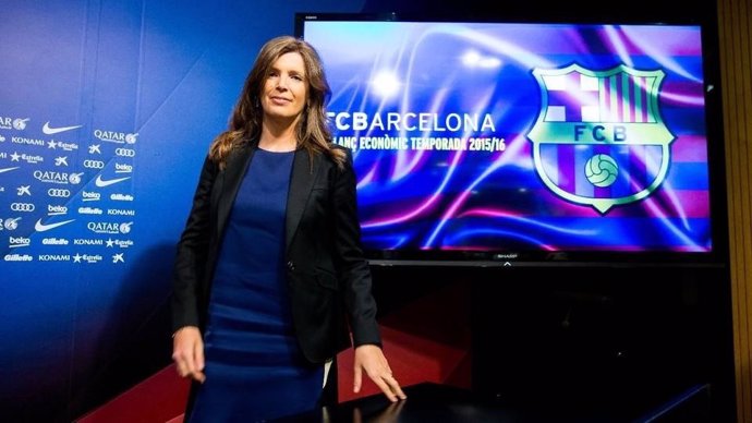 La vicepresidenta del FC Barcelona Susana Monje 