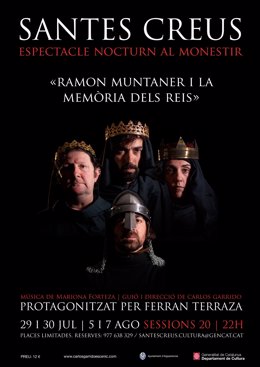 Cartel de la obra 'Ramon Muntaner i la memòria dels reis'