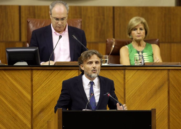 El consejero de Medio Ambiente, José Fiscal, en el Parlamento