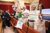 Fiscal reprocha a Podemos que vaya a Doñana "a hacerse fotos y a salir en televisión y no a luchar" por este espacio