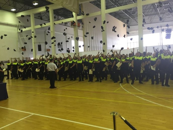 Imagen de los alumnos de la promoción de Policía Municipal