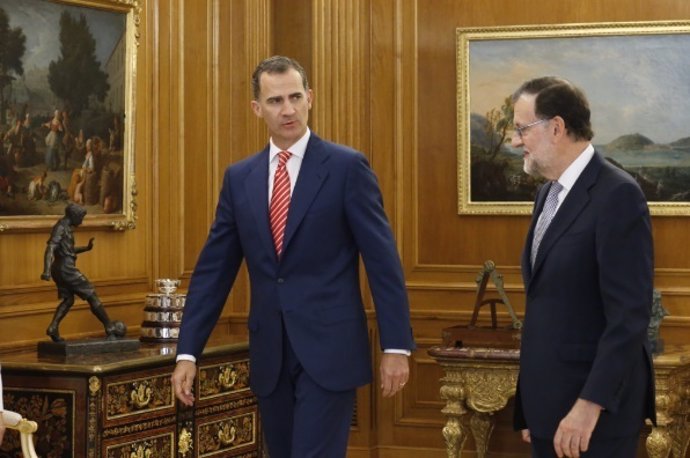 El Rey con Mariano Rajoy 