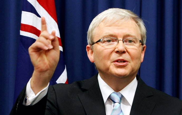 Kevin Rudd, ex primer ministro de Australia