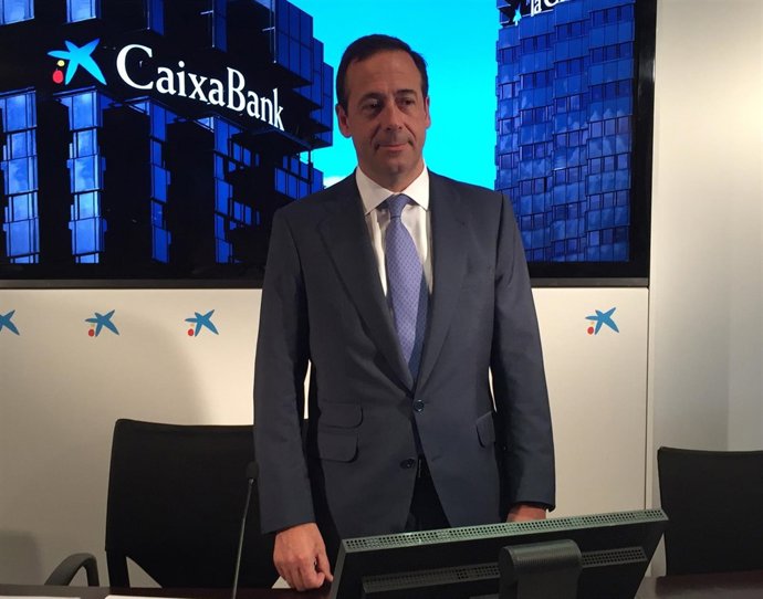 El consejero delegado de CaixaBank Gonzalo Gortázar