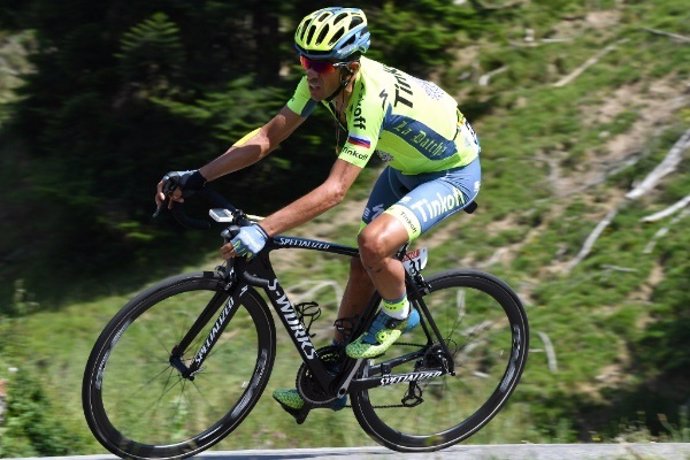 El ciclista española Alberto Contador