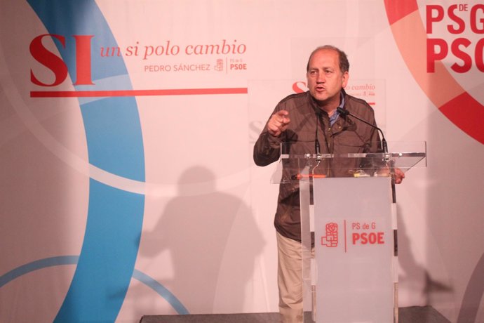 El candidato del PSdeG a la Xunta, Xoaquín Fernández Leiceaga