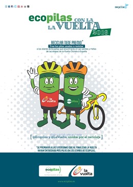 Cartel campaña de recogida de pilas Ecopilas