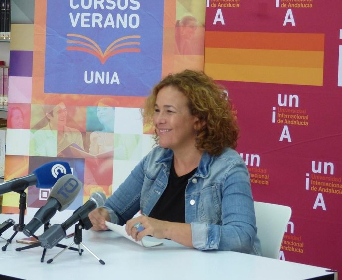Yolanda Pelayo hace balance de los cursos de verano de la UNIA en La Rábida
