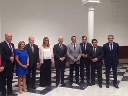 Salado en Sevilla con Díaz y presidentes de diputaciones andaluzas