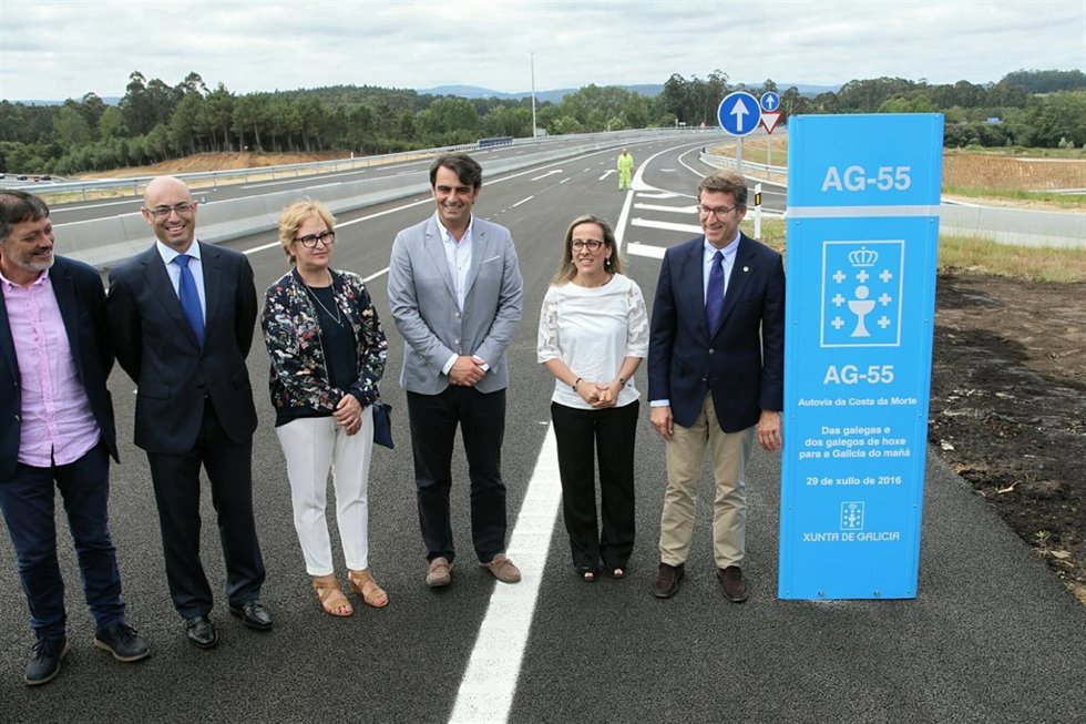Inauguración de la autovía de la Costa da Morte