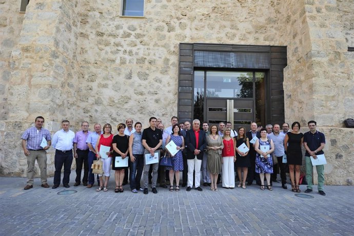 Mayte Pérez ha firmado hoy los convenios para escuelas infantiles en Teruel