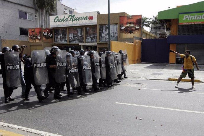 Disturbios en Venezuela por el cierre de RTCV