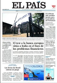 Las portadas de los periódicos de hoy, sábado 30 de julio de 2016