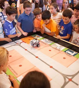 Exhibición de robótica en el curso de verano celebrado el año pasado