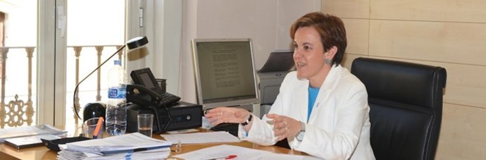 La portavoz del PSOE, Purificación Causapié                      