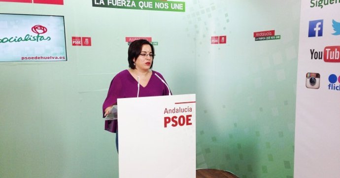 La portavoz del PSOE de Palos de la Frontera (Huelva)