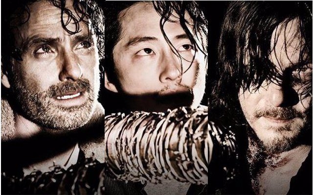 Rick, Glenn y Daryl 7ª temporada The Walking Dead