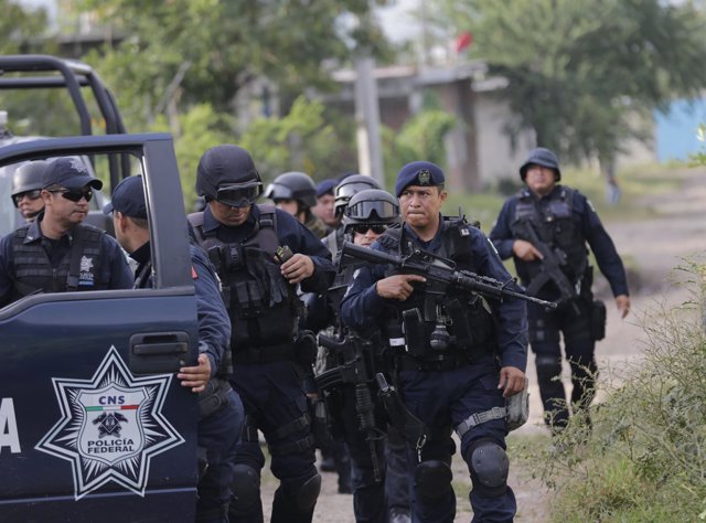 Policías federales en mexico