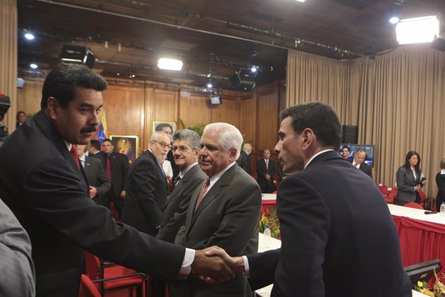 Nicolás Maduro y Henrique Capriles