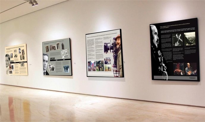 El museo itinerante de la Fundación Labordeta viaja a Sabiñánigo y Ateca