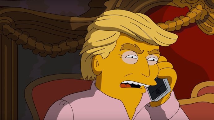 Los Simpsons parodian a Donald Trump 