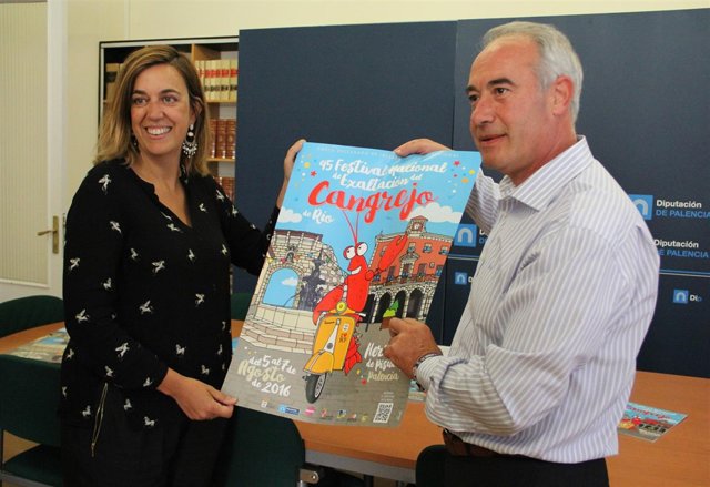 Ángeles Armisén y Javier San Millán presentan el Festival del Cangrejo