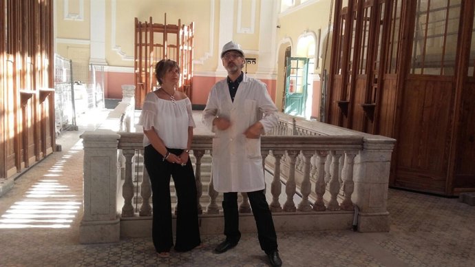 Andreu ha visitado este lunes la estación de Canfranc