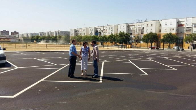 Nuevo aparcamiento Centro Deportivo Polígono Sur