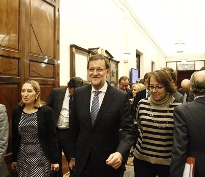 Ana Pastor y Mariano Rajoy