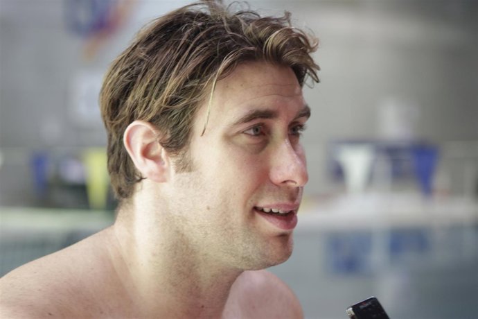 Guillermo Molina jugador de la selección española de waterpolo entrevistado