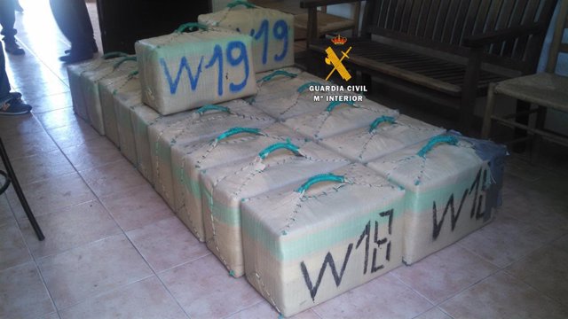 Hachís intervenido Manilva