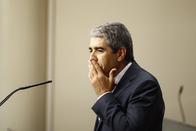 Rueda de prensa del diputado de CDC Francesc Homs