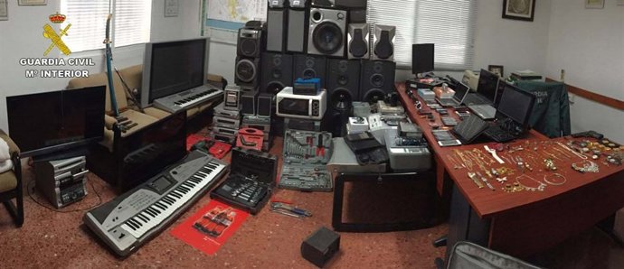 Robos de Almonte, objetos recuperados