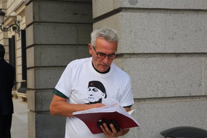 Diego Cañamero en el Congreso de los Diputados