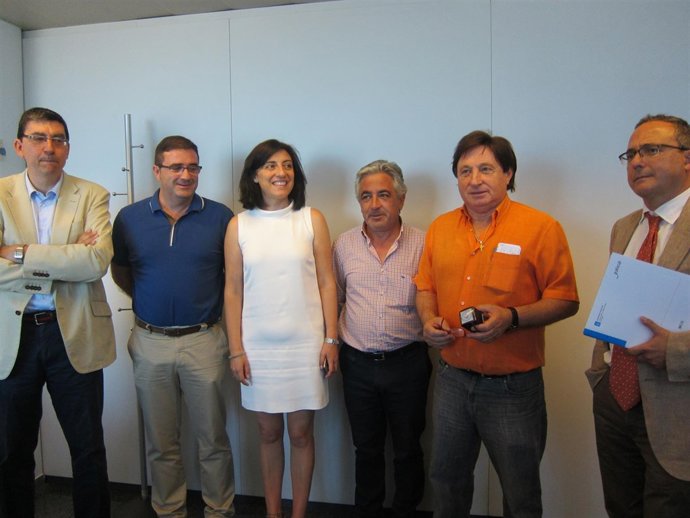 La conselleira Ángeles Vázquez en Vigo.