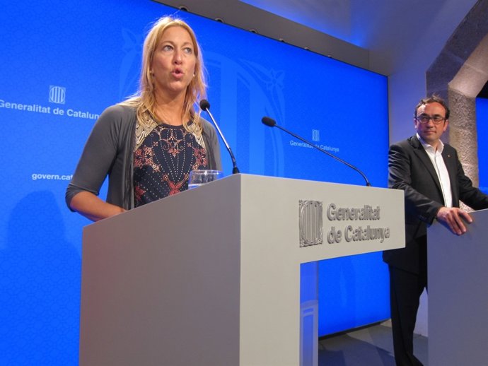 N.Munté y J.Rull en rueda de prensa