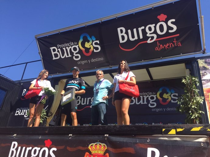 Danny van Poppel, primer líder de la Vuelta a Burgos