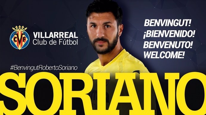 Roberto Soriano, nuevo jugador del Villarreal