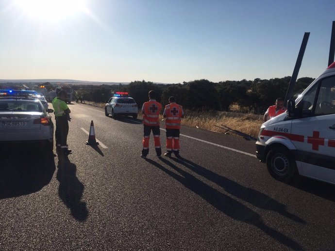 Atasco en la A-5