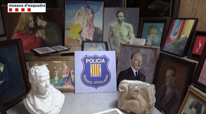 Recuperan la colección de la artista Montserrat Gudiol y detienen a los ladrones