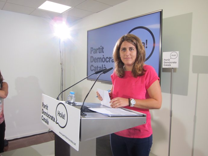 La coordinadora general del PDC, Marta Pascal