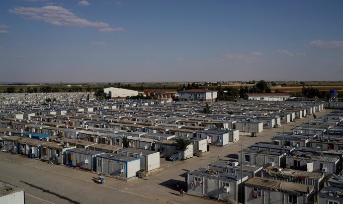 Vista general de un campo de refugiados en la provincia de Sanliurfa 